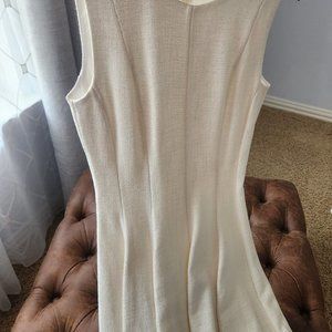 Theory off-white linen summer dress